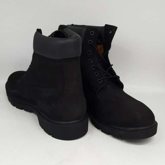 Timberland Men's 6'Inch Basic Waterproof Suede Nubuck Boots Black 19039 ALL SIZE